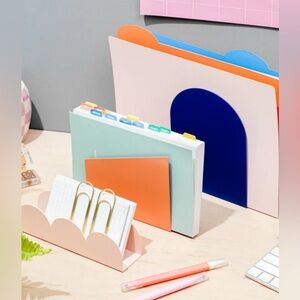Pocketo Colorful Desk Organizer 3 piece Set